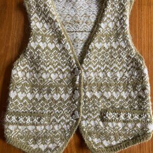 Zara Jewel Button Jacquard Vest